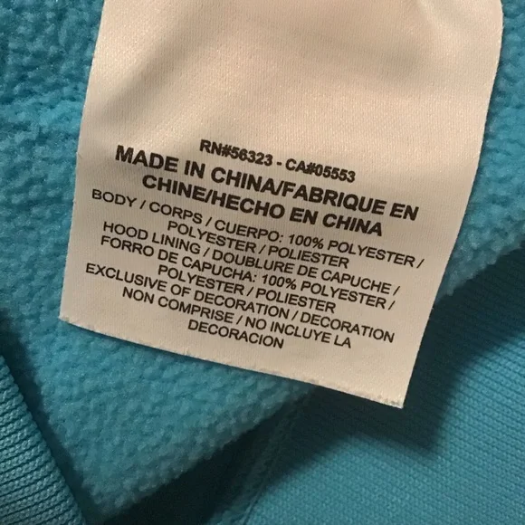 Nike Therma-Fit Girls Hoodie Sweatshirt Blue/Pink - Picture 9 of 9